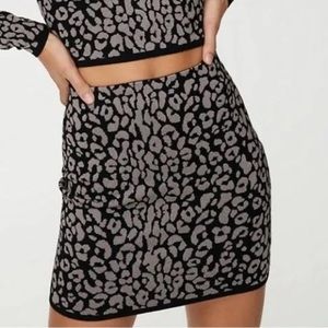 Aritzia Cheetah Skirt